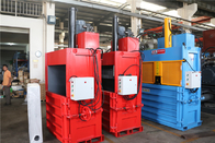 plastic waste flakes hydraulic compress/compactor baler